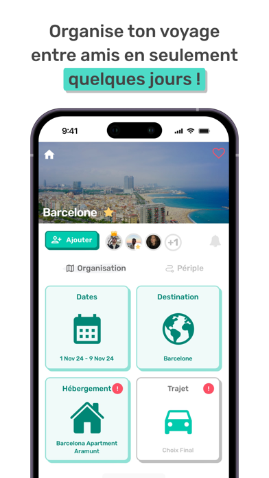 SmarTrips • Group Trip Planner Screenshot