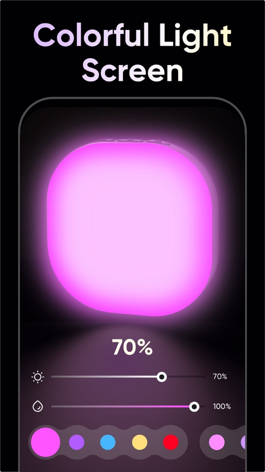 #1. Lightbox: Color Screen Light + (iOS) 게시자: 静 刘