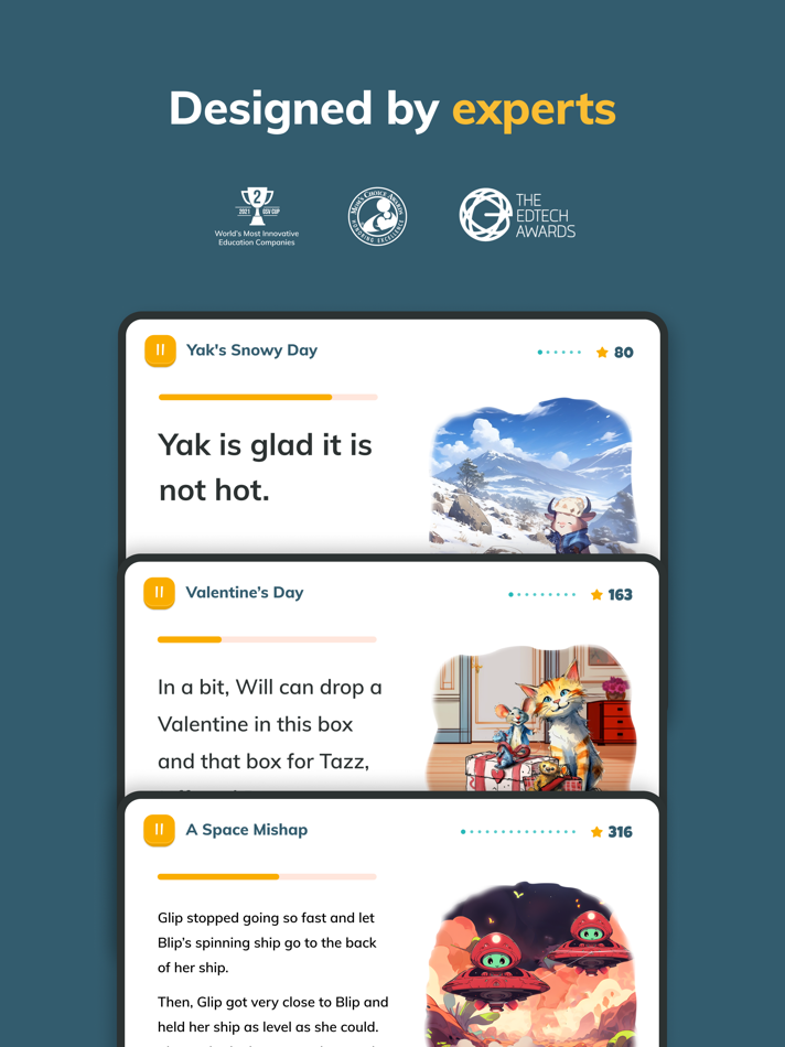 #6. Read with Ello (iOS) 由: Ello Technology, Inc.