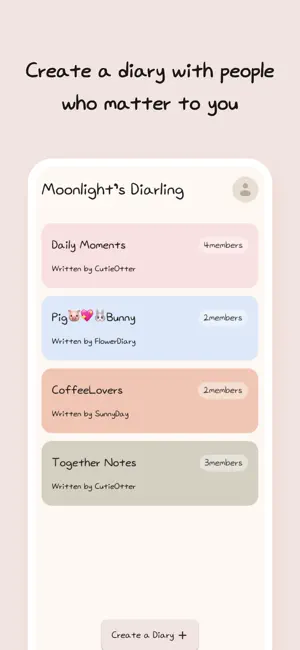 Diaring: Shared Diary screenshot 2
