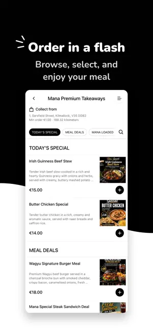 Mana Premium Takeaway screenshot 1