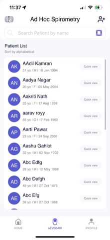 alveoMD Screenshot 2 of 4