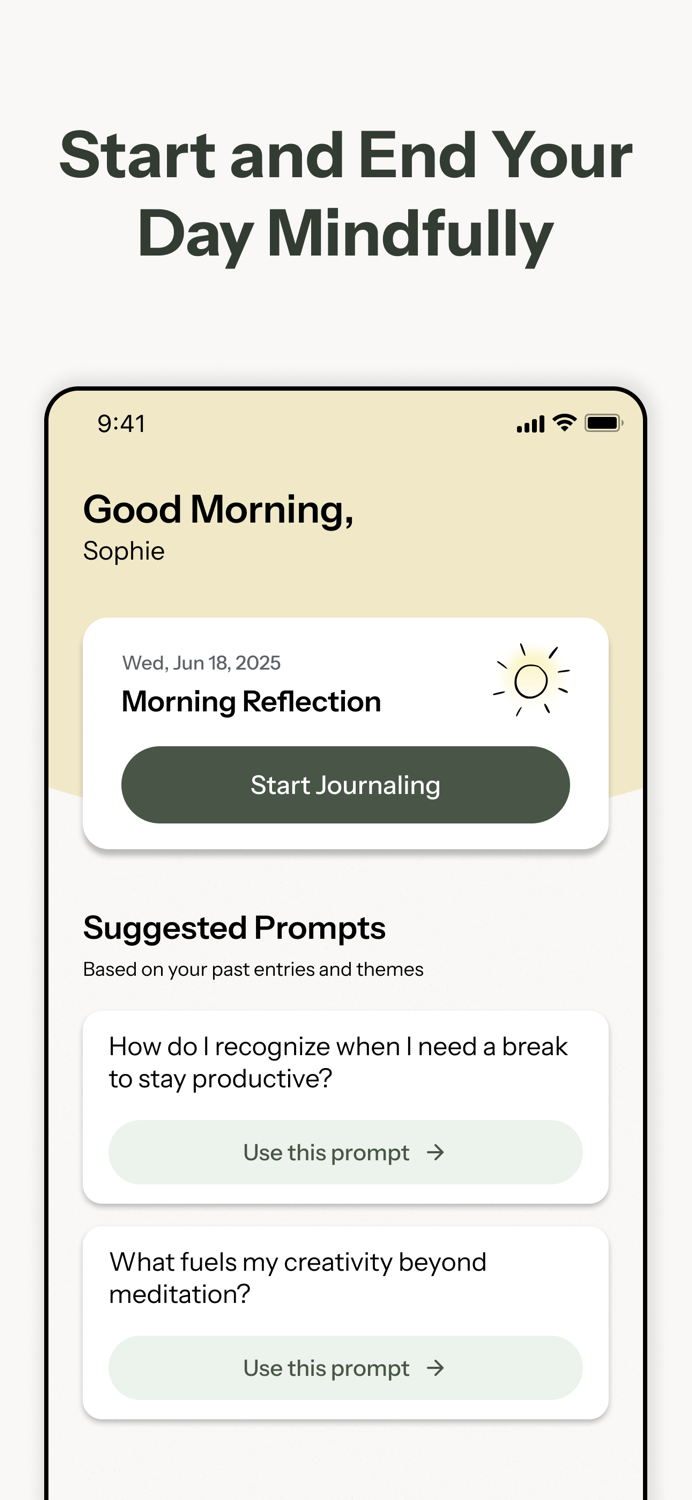 Ponder AI Journal and Wellness