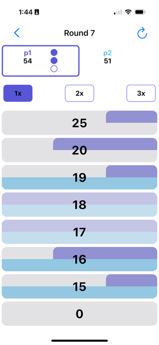 Simple Cricket Dart Scoreboard Screenshot 3 of 9