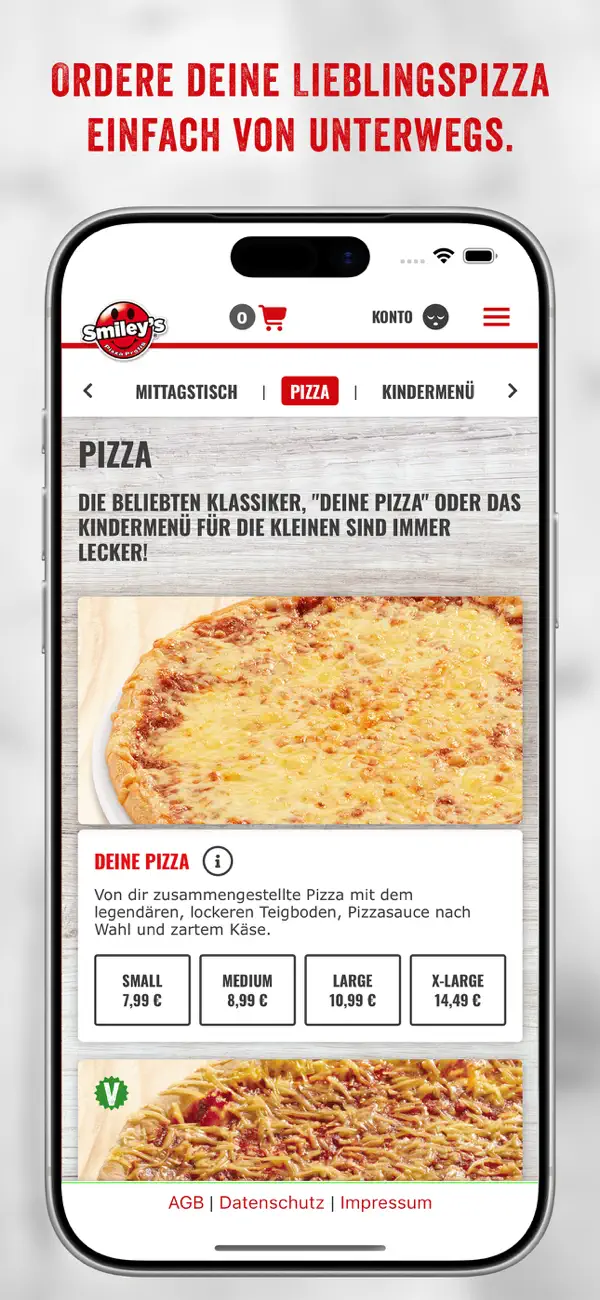Screenshot #3 pour Smiley's Pizza Profis