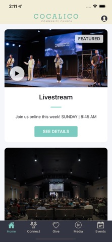 Cocalico Community Church app screenshot 2