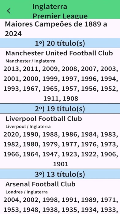 Ranking do Futebol Screenshot