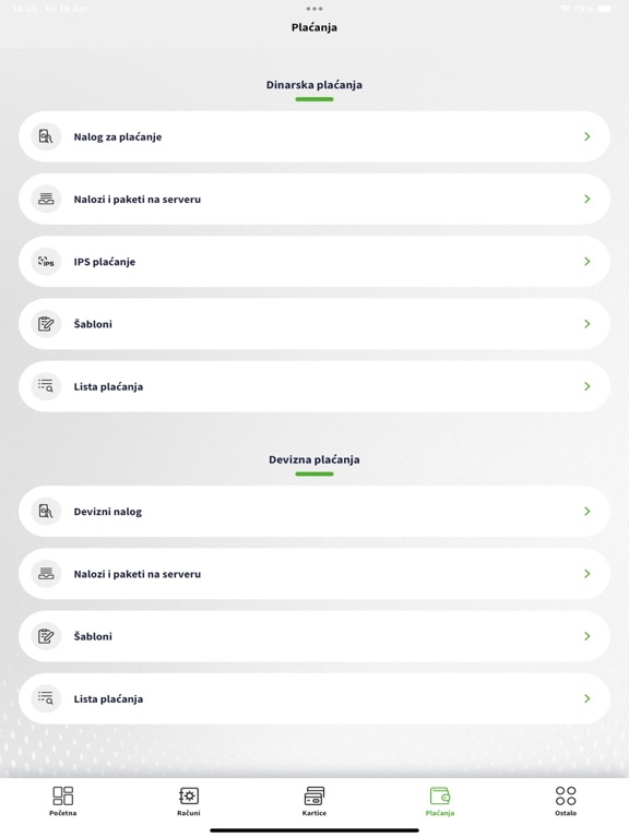OTP biznis m-bank iPad screenshot 5 - Finance app