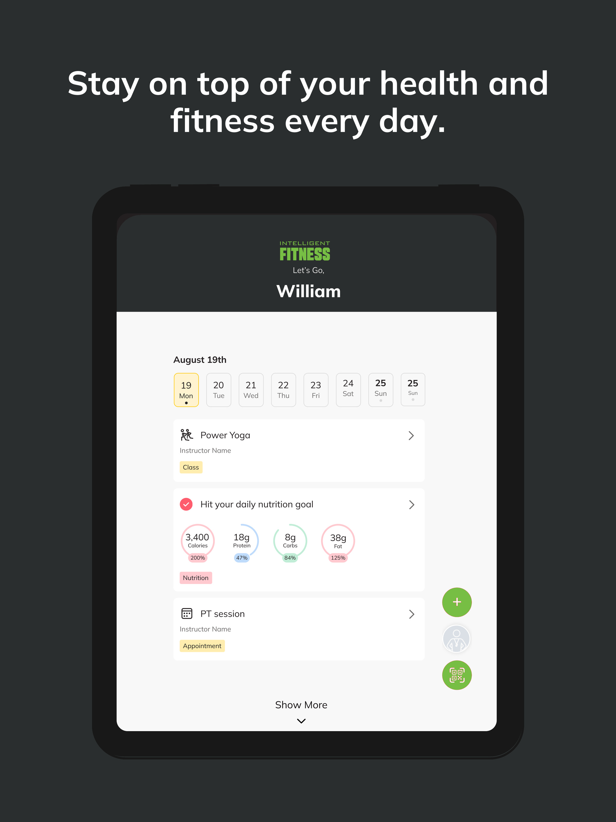 Intelligent Fitness