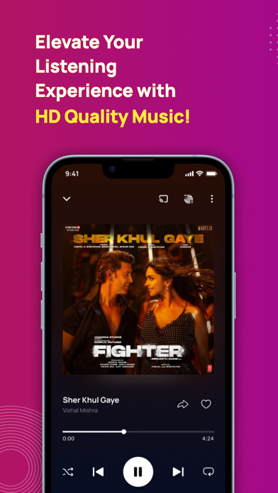 Screenshot #3 pour Gaana Music - Songs & Podcasts