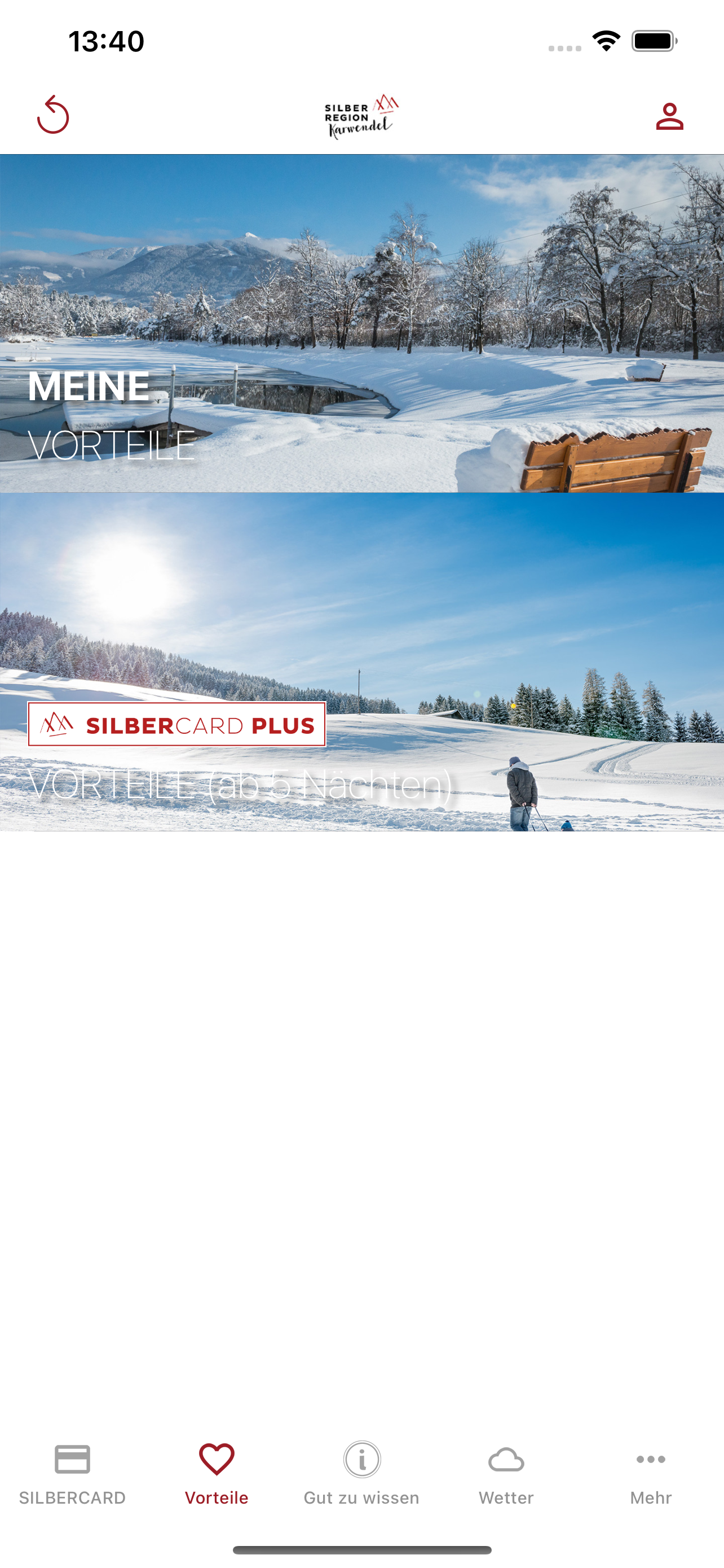 SILBERCARD-Digitale Gästekarte