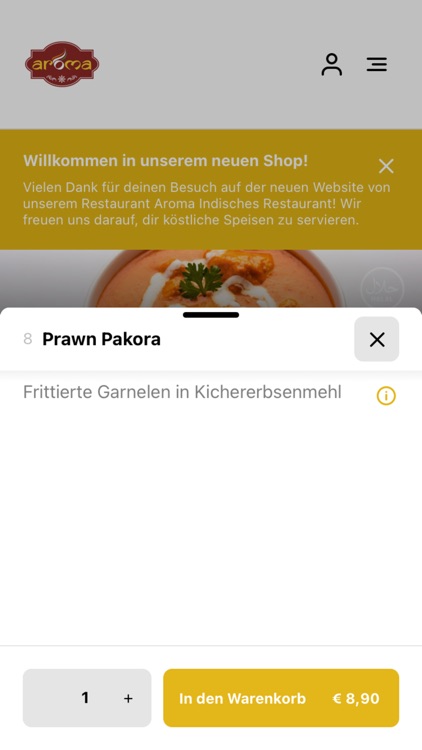 Aroma Indisches Restaurant screenshot-3