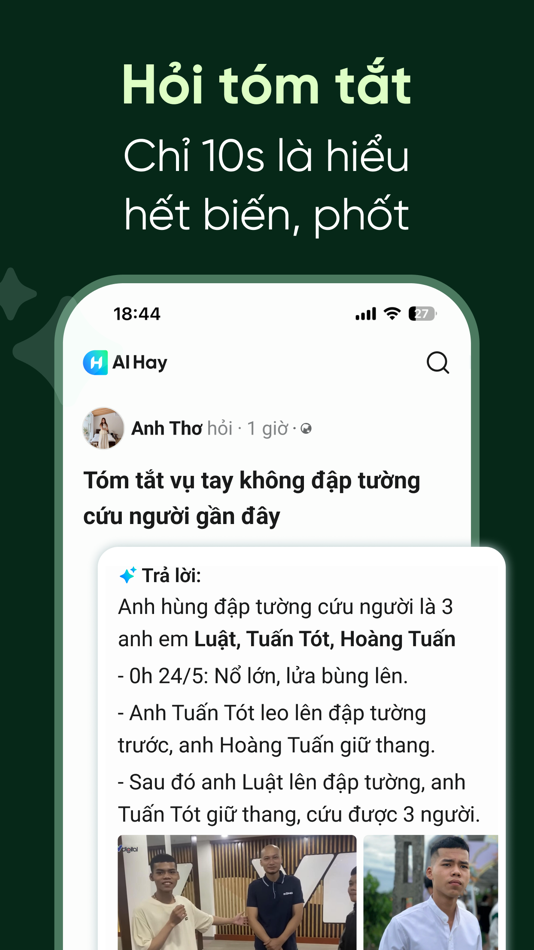 #5. AI Hay – Smart Local AI (iOS) 由: Ngoc Thuy Linh Vu