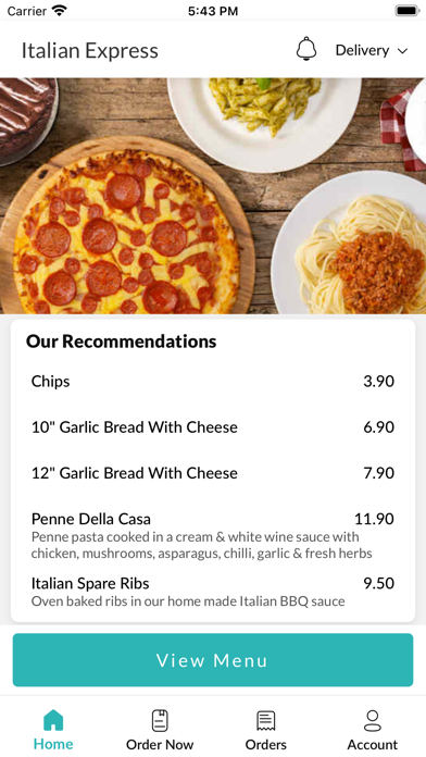 Italian Express Warrington Screenshot
