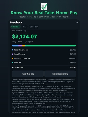 Salary Calculator: US Paycheck