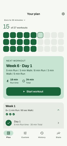 StartRunning: Zero to 5K Screenshot 1 of 6