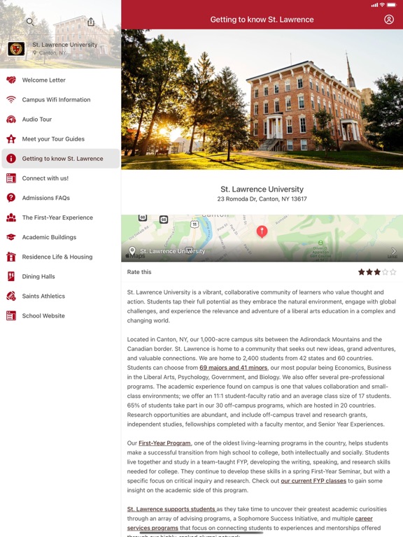 Screenshot #5 pour St. Lawrence University