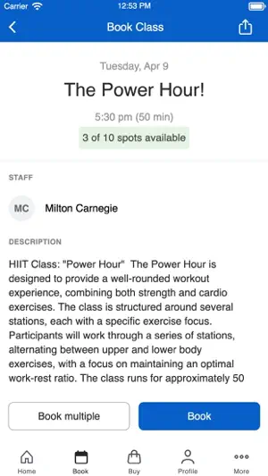 Momentum Fitness screenshot 3