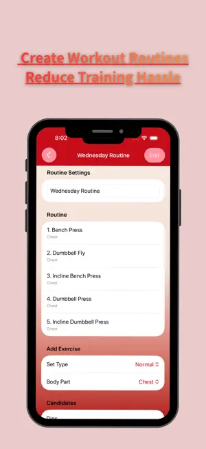 Workout Routine Memo screenshot 2