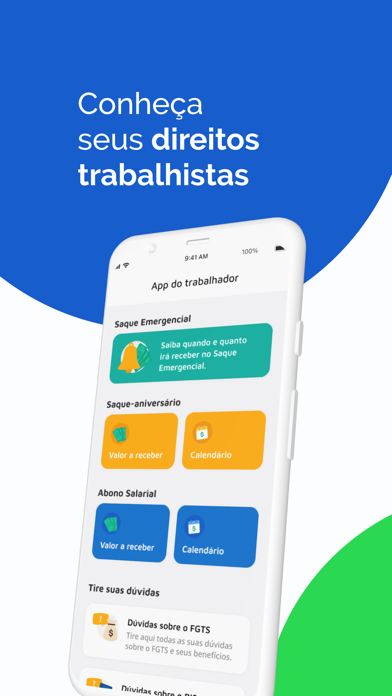 Screenshot #1 pour App Do Trabalhador
