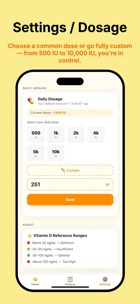 SunVitamin 维生素D追踪助手应用截图