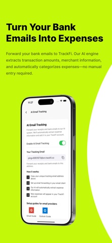 TrackFi | AI Expense Tracking screenshot
