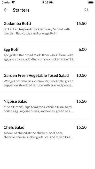Ambula Sri Lankan Cuisine Screenshot