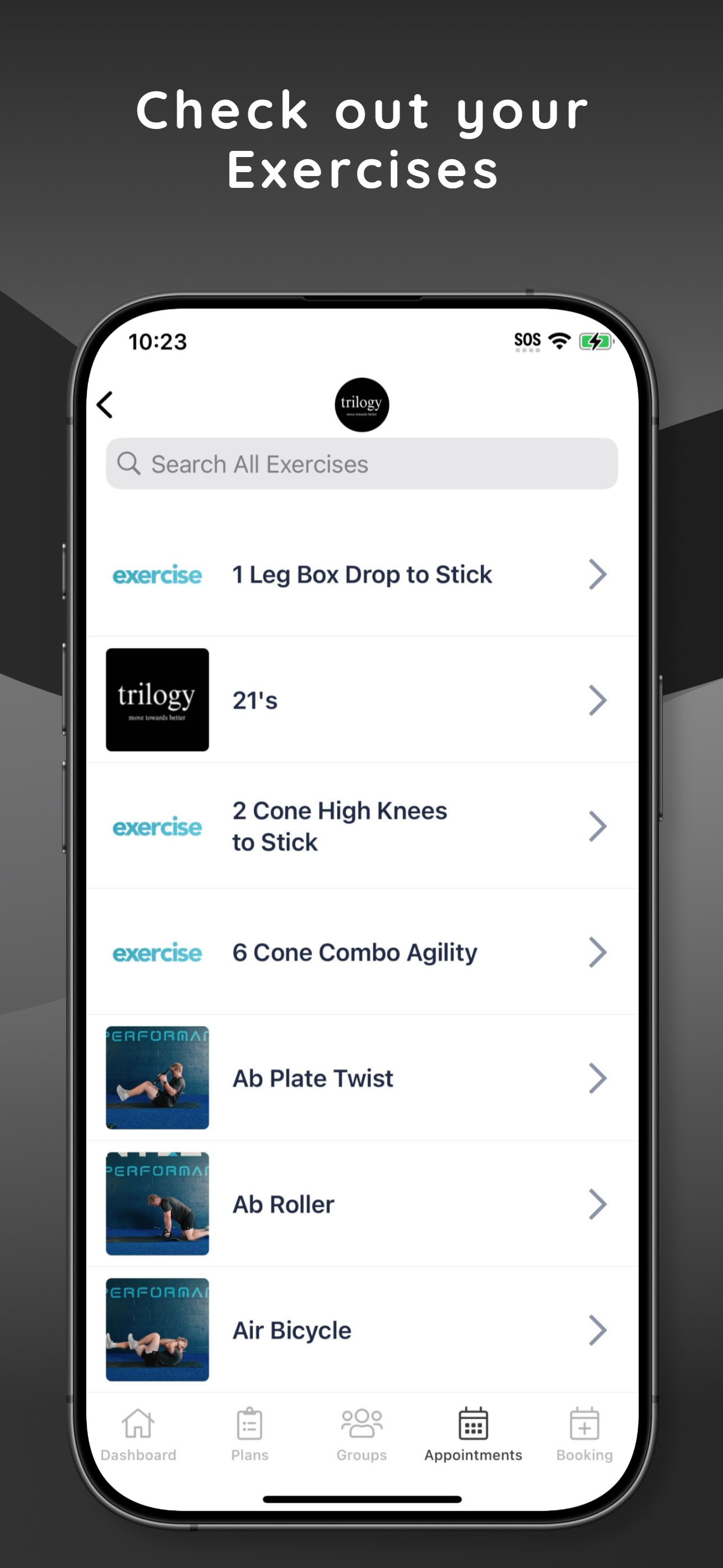 Trilogy Fitness App