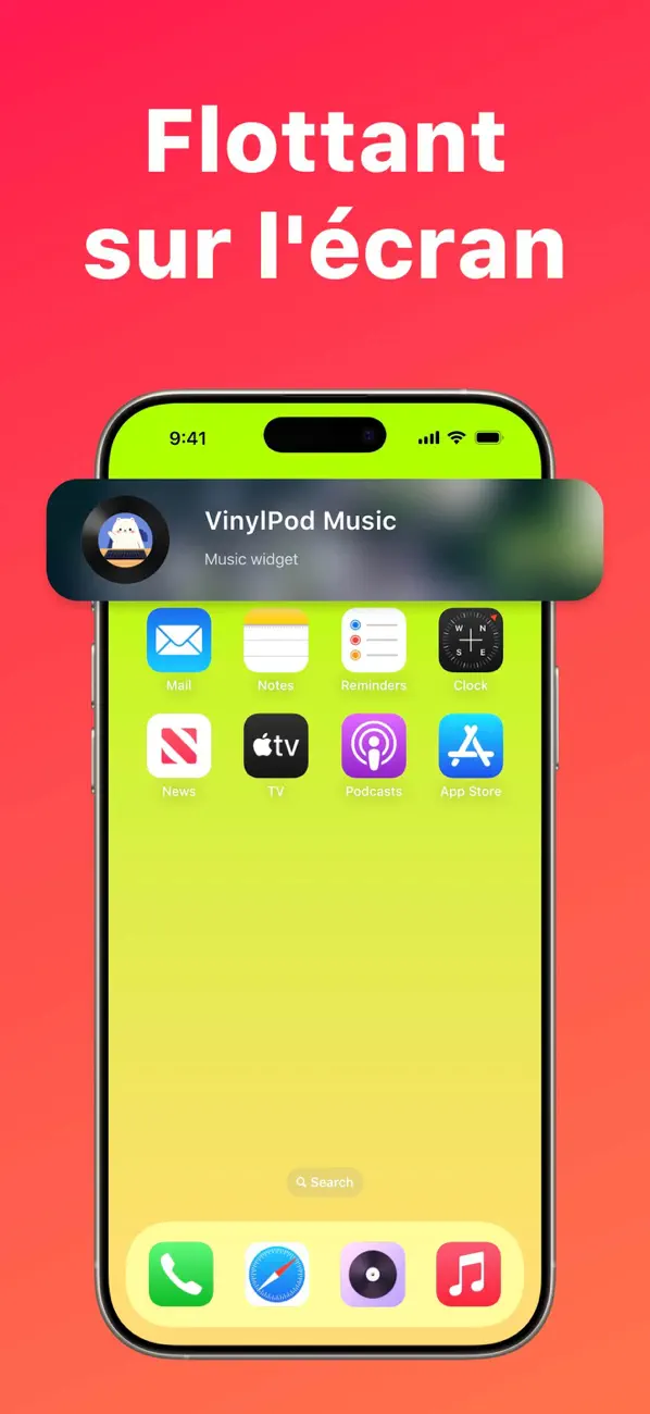Screenshot #3 pour VinylPod - Widget Musique