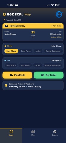 EGK ECRL Map screenshot