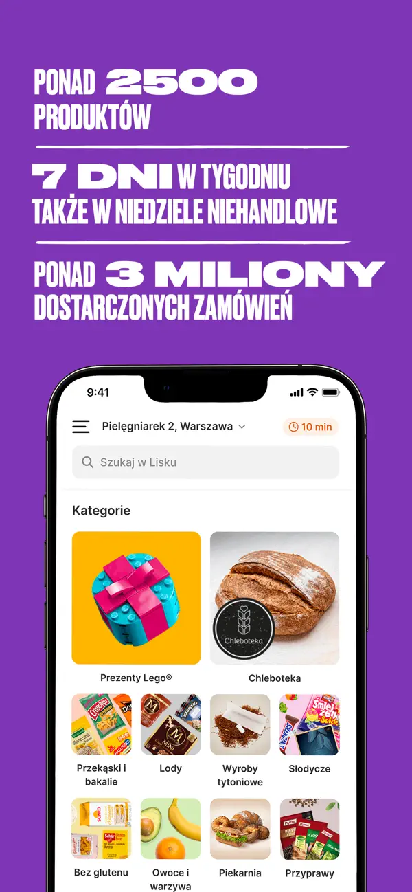 Screenshot #2 pour Lisek: Zakupy Online z Dostawą