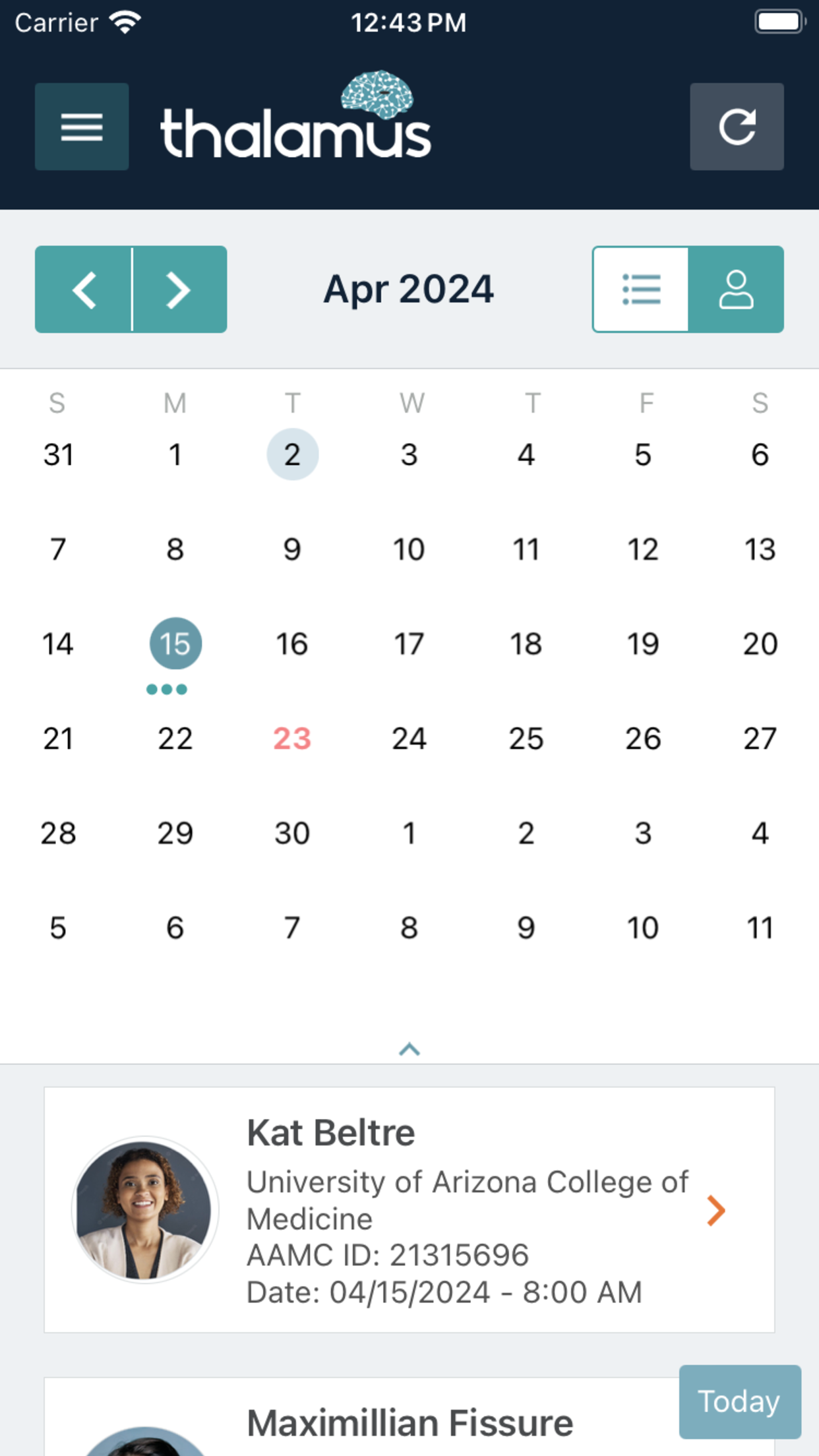 Thalamus screenshot 2