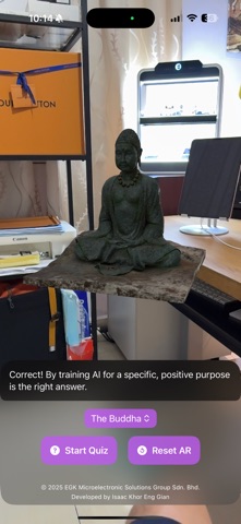 EGK Buddhism AR screenshot