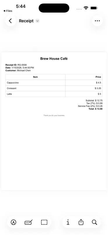 Receipt Generator Expert screenshot 6 of 6