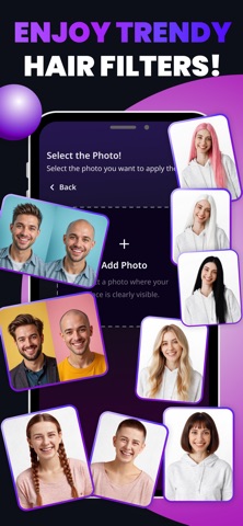 Bald Filter-Haircut AI Changer screenshot