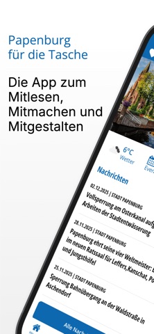 Stadt Papenburg iPhone screenshot
