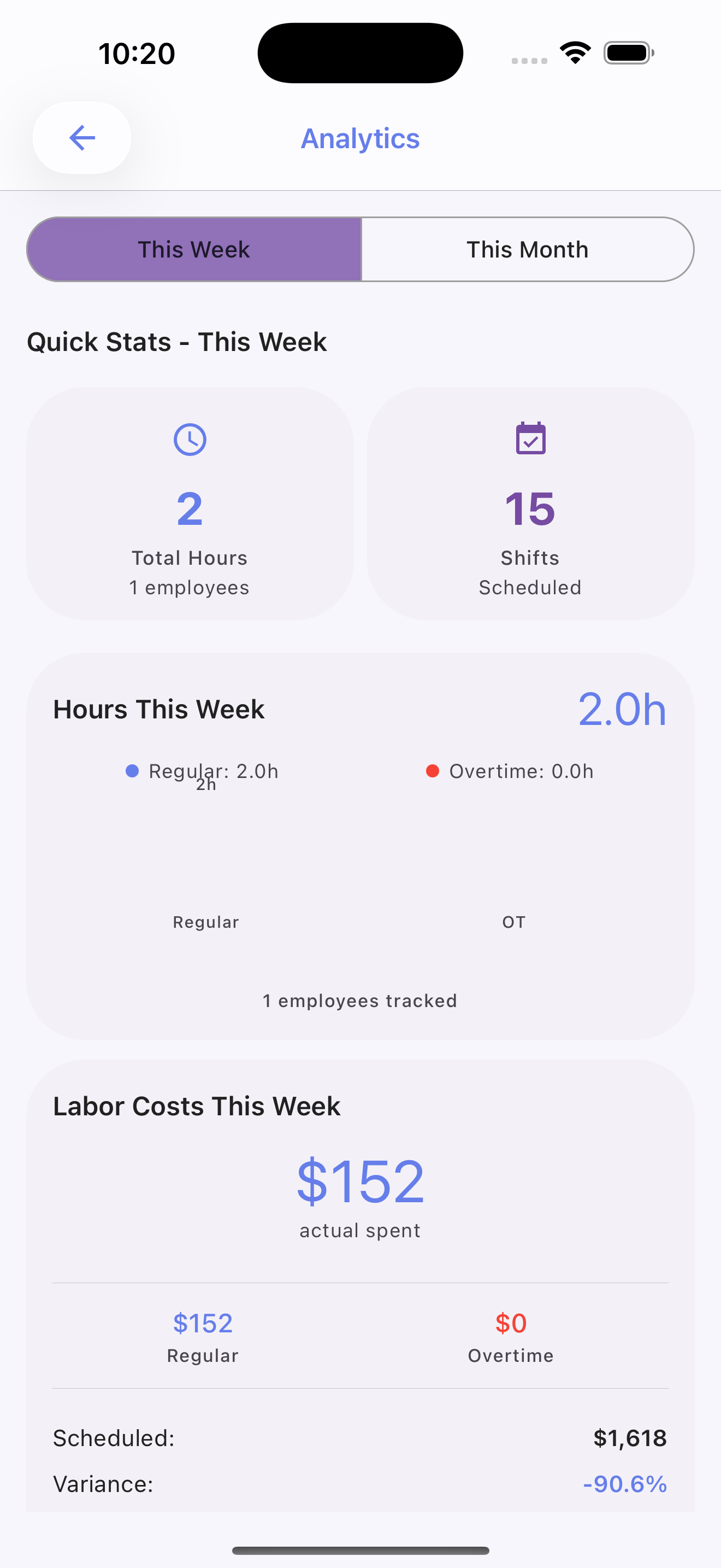 EpicShifts screenshot 3