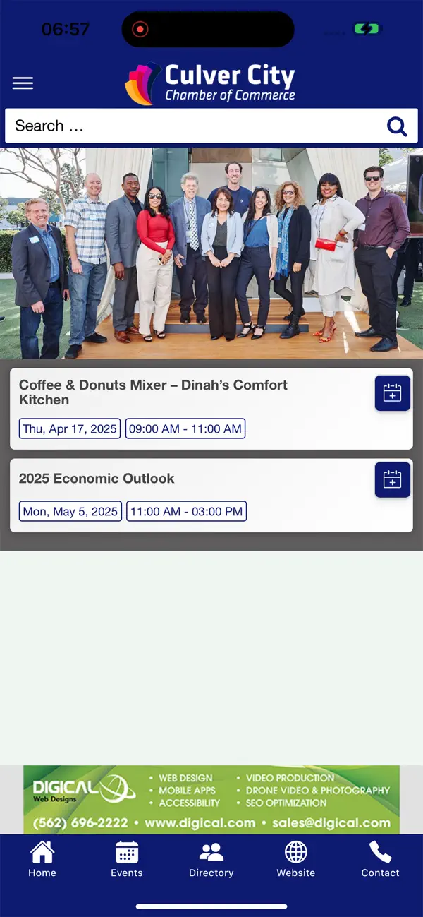 Screenshot #1 pour Culver City Chamber