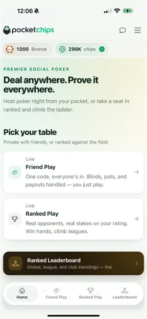 Pocket Chips Poker screenshot 2