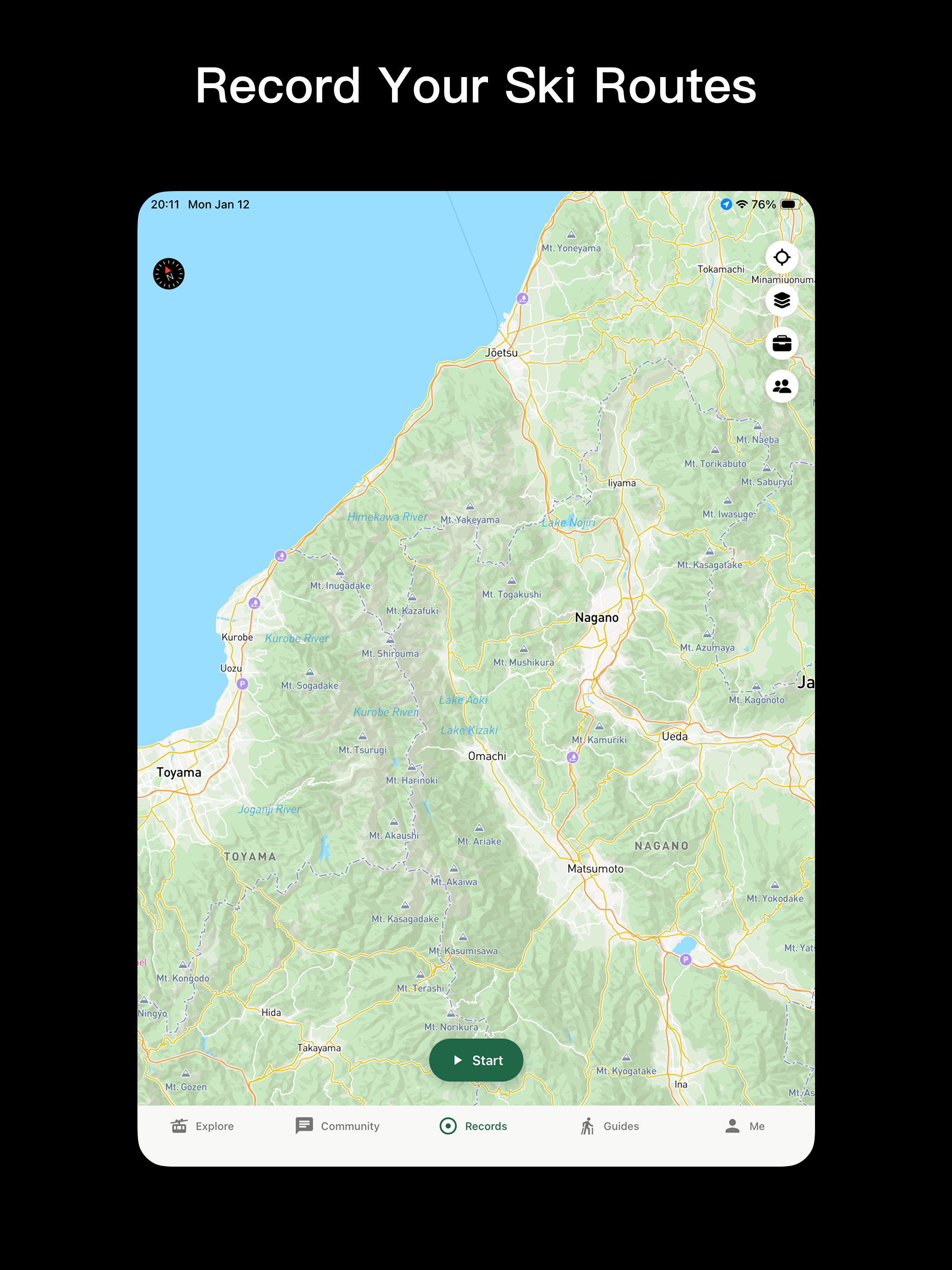 WhiteSlope – Global Ski Maps