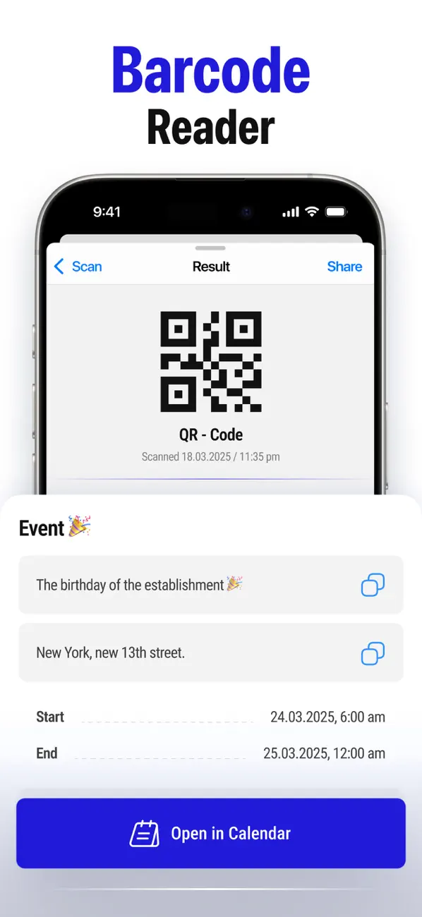 #2. QR Code Reader, Scanner QRCode (iOS) Ved: Elizabeth Anderson