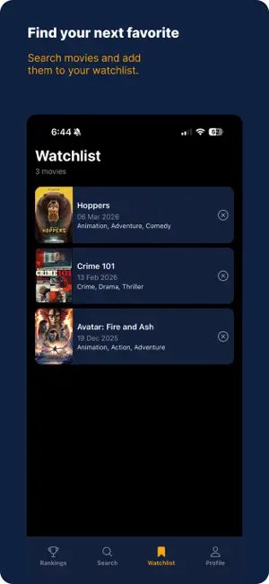 Marquee Movie Ranking screenshot 2