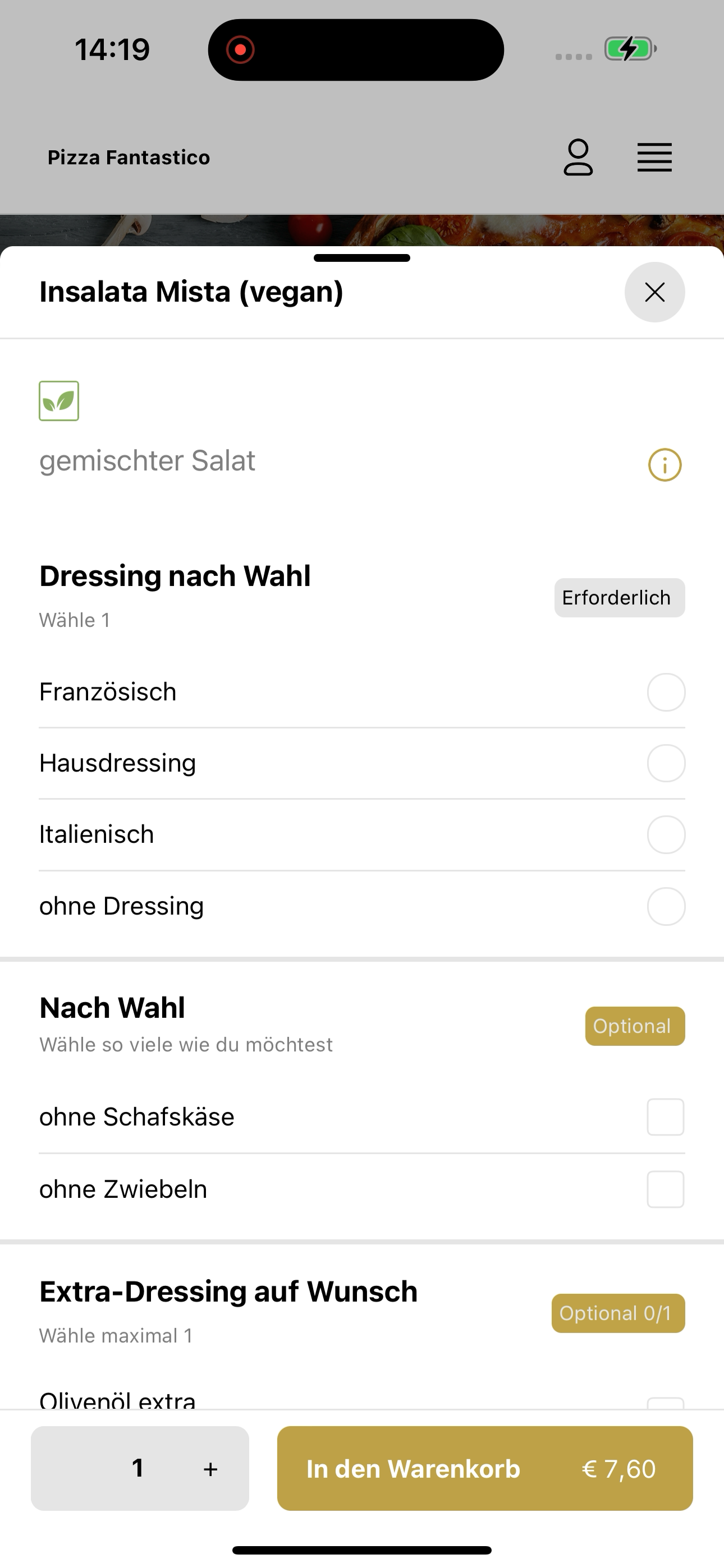 Pizza Fantastico Feldkirch screenshot 4