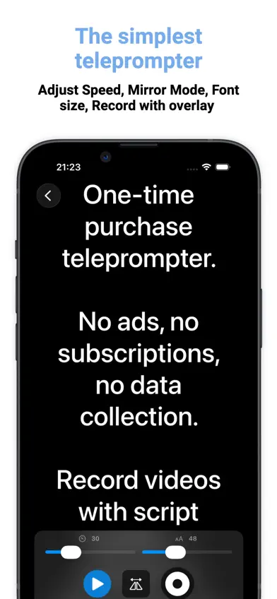 Teleprompter Light screenshot 5