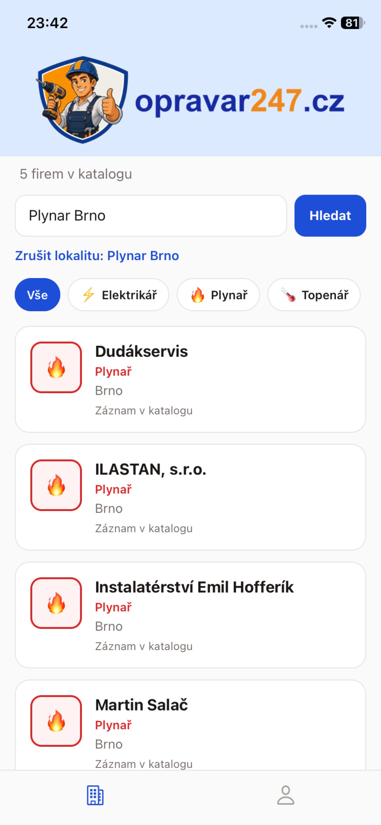 Screenshot 2 of Opravar247.cz