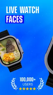 iwatch live luxury watch face iphone screenshot 1