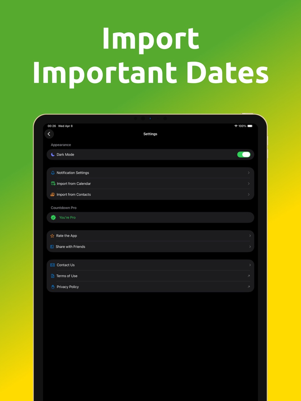iPad screenshot