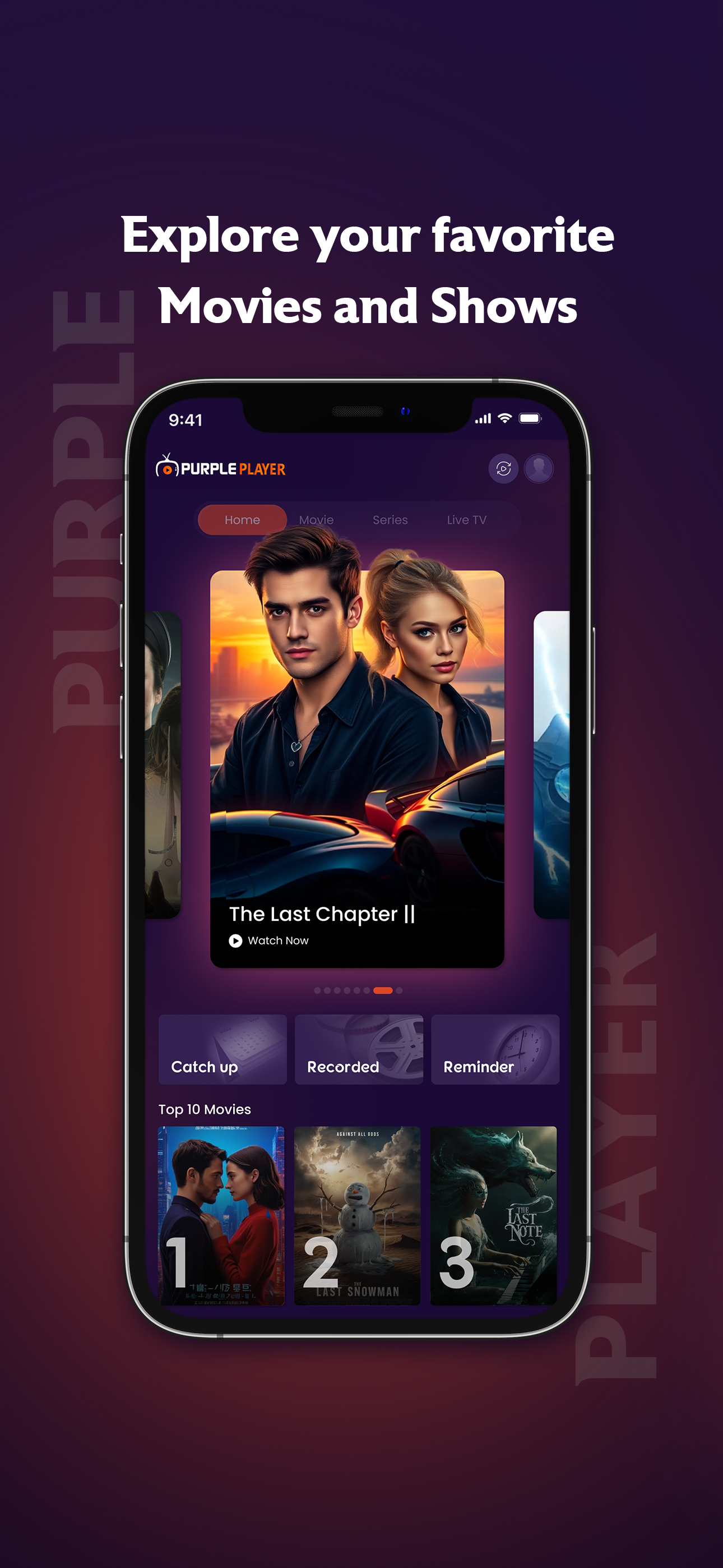 Purple Playlist Player