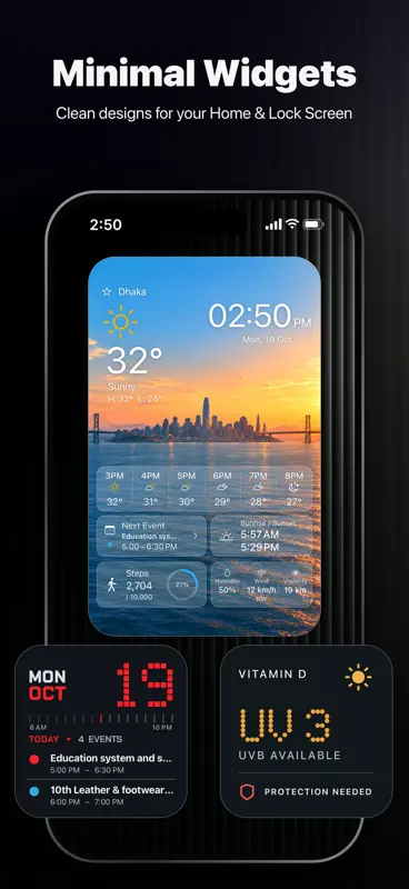Neo Widget: Football & Weather screenshot 3 of 10