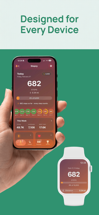 Stepzy - Smart Step Counter Screenshot 9 of 10